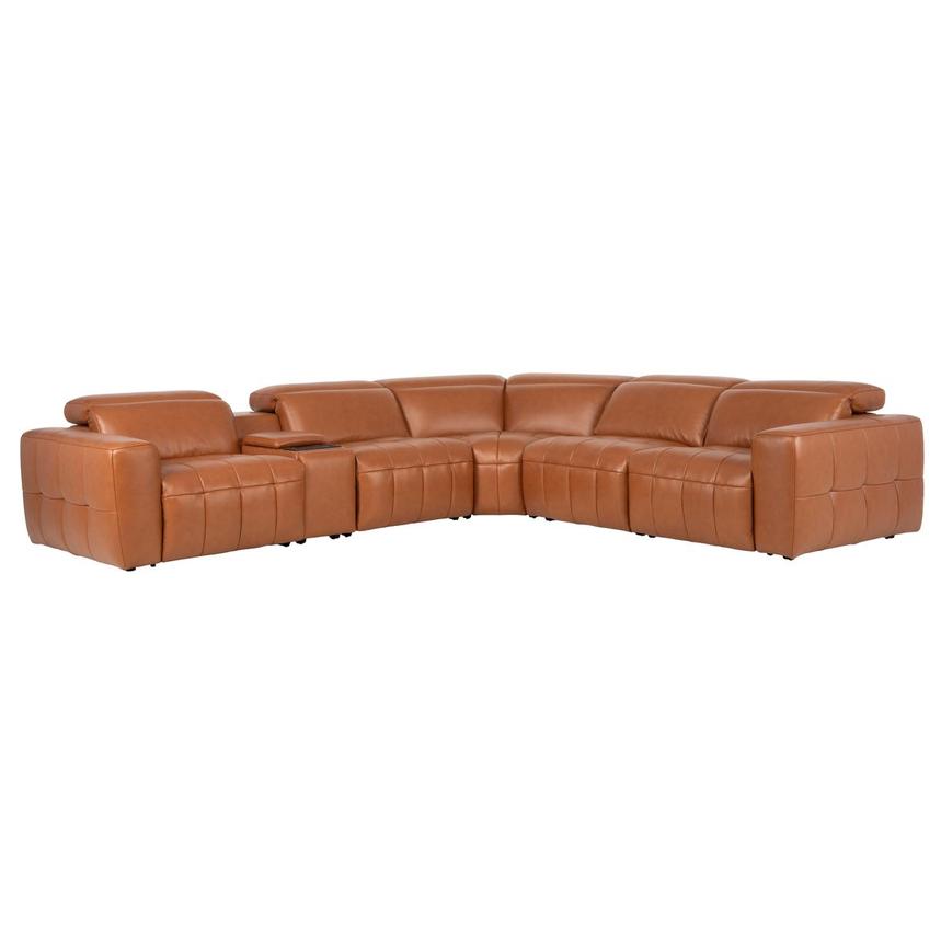 Chai Leather Power Reclining Sectional with 6PCS/3PWR  main image, 1 of 11 images.