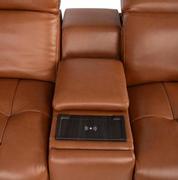 Chai Leather Power Reclining Sectional with 7PCS/3PWR  alternate image, 5 of 11 images.
