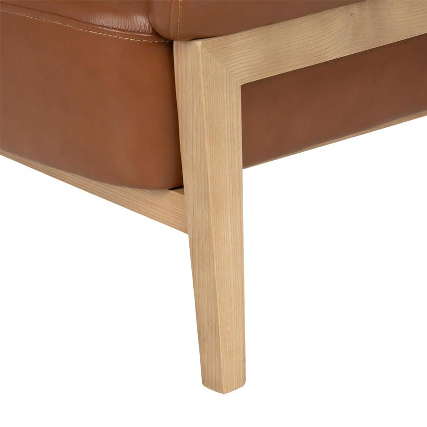 Giada Tan Leather Accent Chair alternate image, 7 of 8 images.
