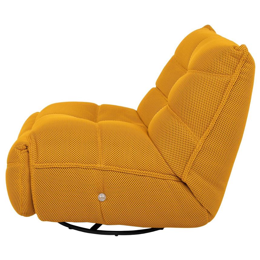 Wyatt Yellow Swivel Glider Recliner  alternate image, 6 of 12 images.