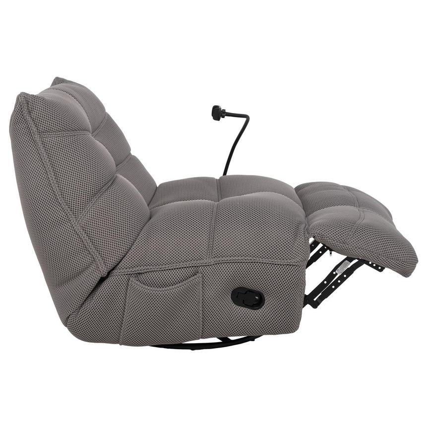 Wyatt Gray Swivel Glider Recliner alternate image, 4 of 13 images.