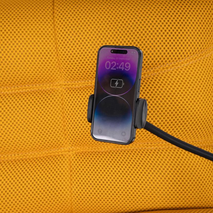 Wyatt Yellow Swivel Glider Recliner  alternate image, 9 of 13 images.