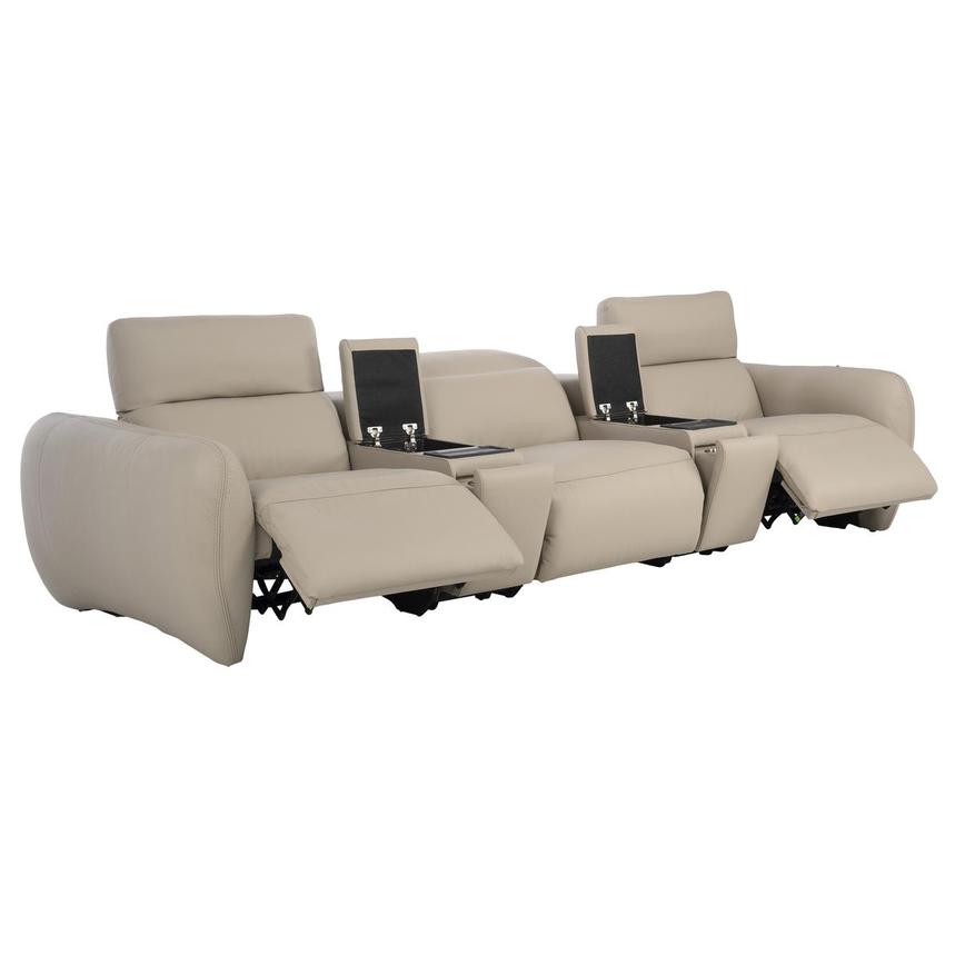 Baloo Home Theater Leather Seating with 5PCS/2PWR  alternate image, 3 of 11 images.