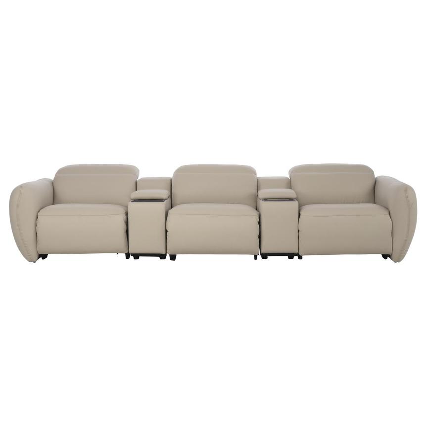 Baloo Home Theater Leather Seating with 5PCS/3PWR  main image, 1 of 12 images.