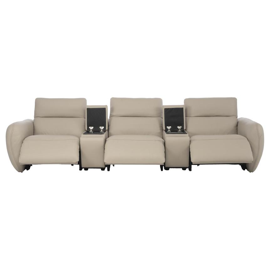 Baloo Home Theater Leather Seating with 5PCS/3PWR  alternate image, 3 of 12 images.