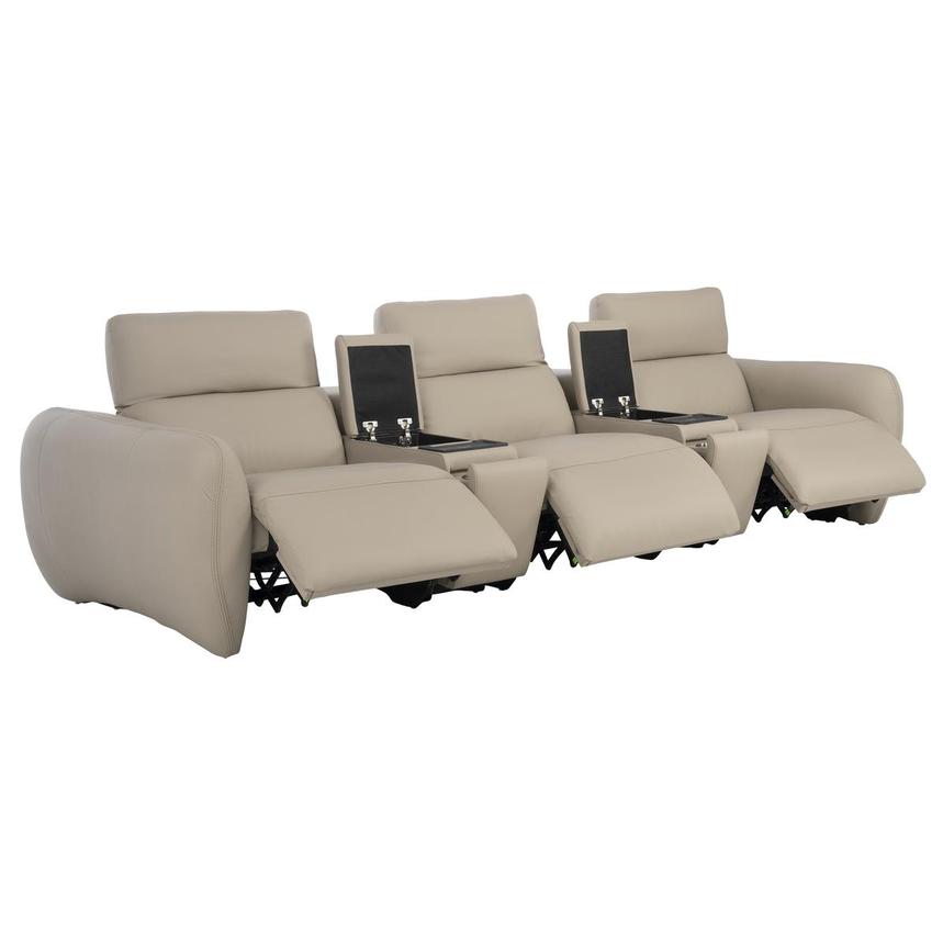 Baloo Home Theater Leather Seating with 5PCS/3PWR  alternate image, 3 of 11 images.