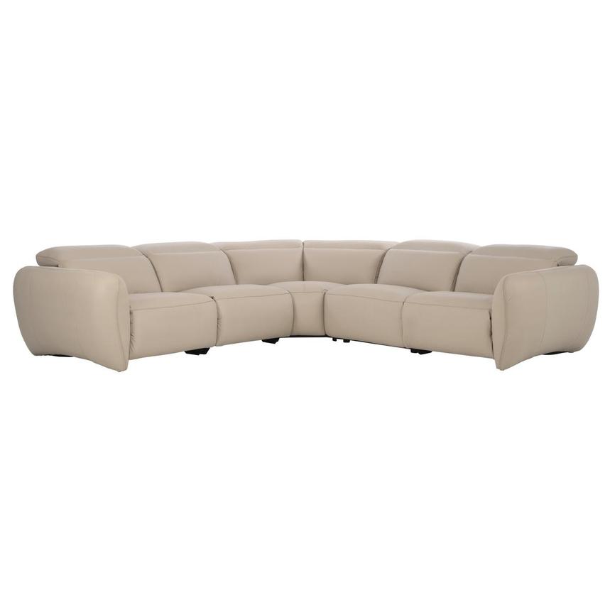 Baloo Leather Power Reclining Sectional with 5PCS/3PWR  main image, 1 of 9 images.