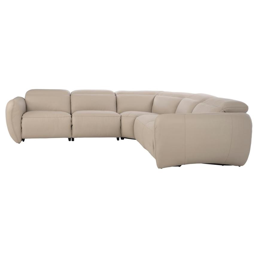 Baloo Leather Power Reclining Sectional with 5PCS/3PWR  alternate image, 3 of 8 images.