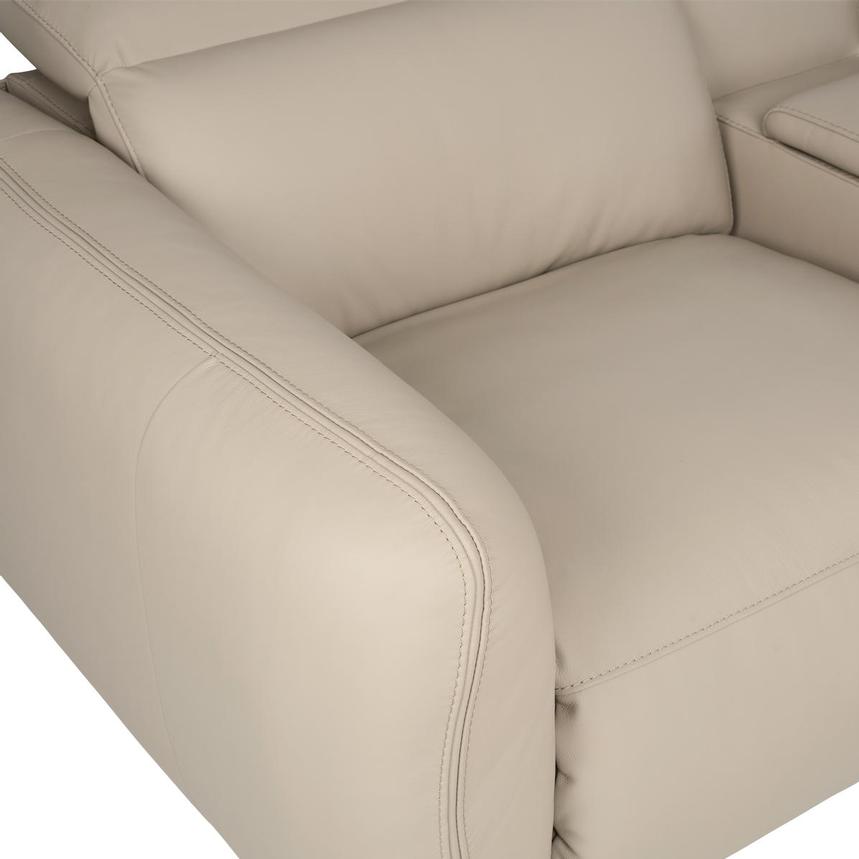 Baloo Leather Power Reclining Sectional with 5PCS/3PWR  alternate image, 7 of 9 images.