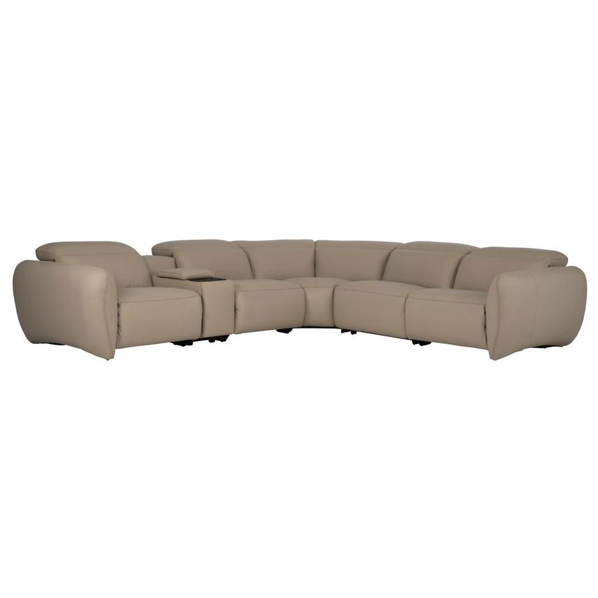 Baloo Leather Power Reclining Sectional with 6PCS/2PWR  main image, 1 of 12 images.