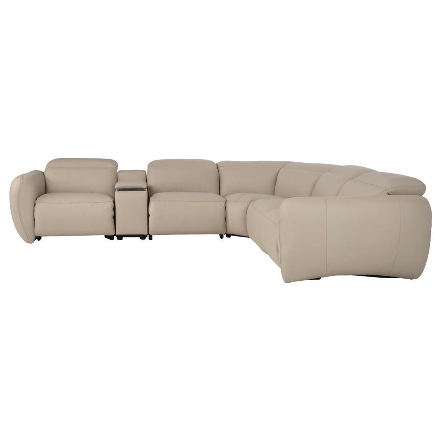 Baloo Leather Power Reclining Sectional with 6PCS/2PWR alternate image, 4 of 12 images.