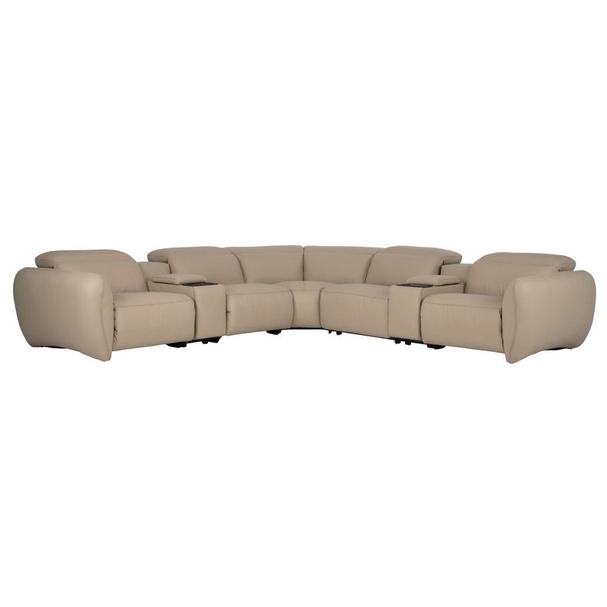 Baloo Leather Power Reclining Sectional with 7PCS/3PWR  main image, 1 of 12 images.