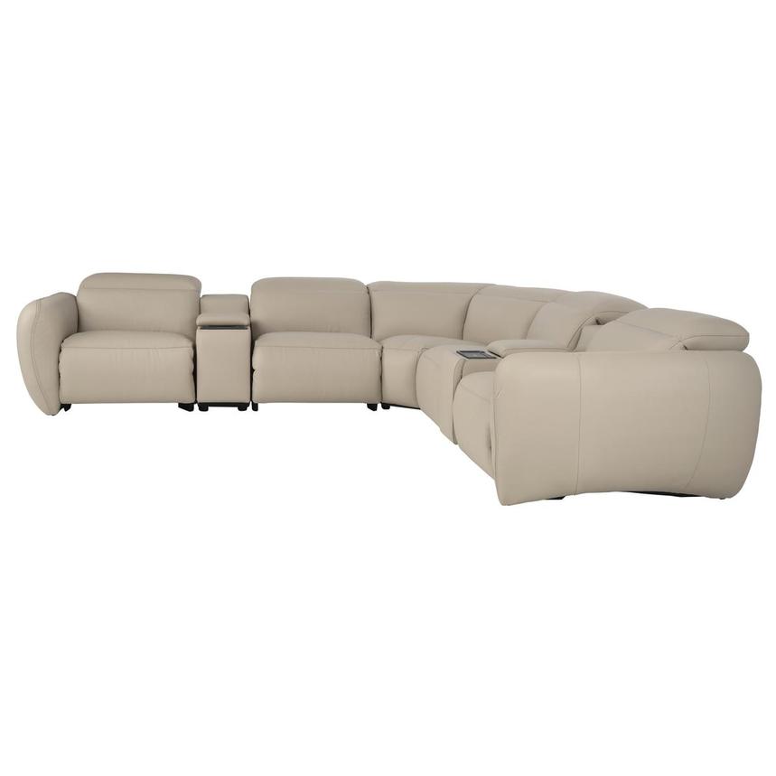 Baloo Leather Power Reclining Sectional with 7PCS/3PWR  alternate image, 3 of 11 images.