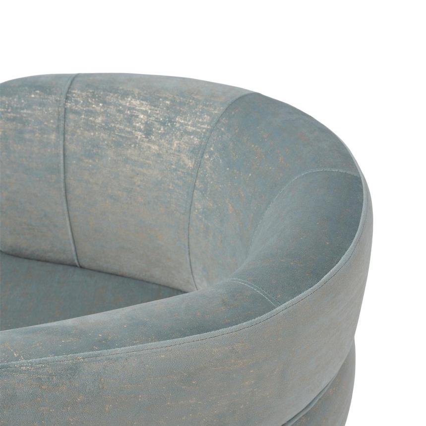 Julio Light Blue Accent Chair alternate image, 5 of 8 images.