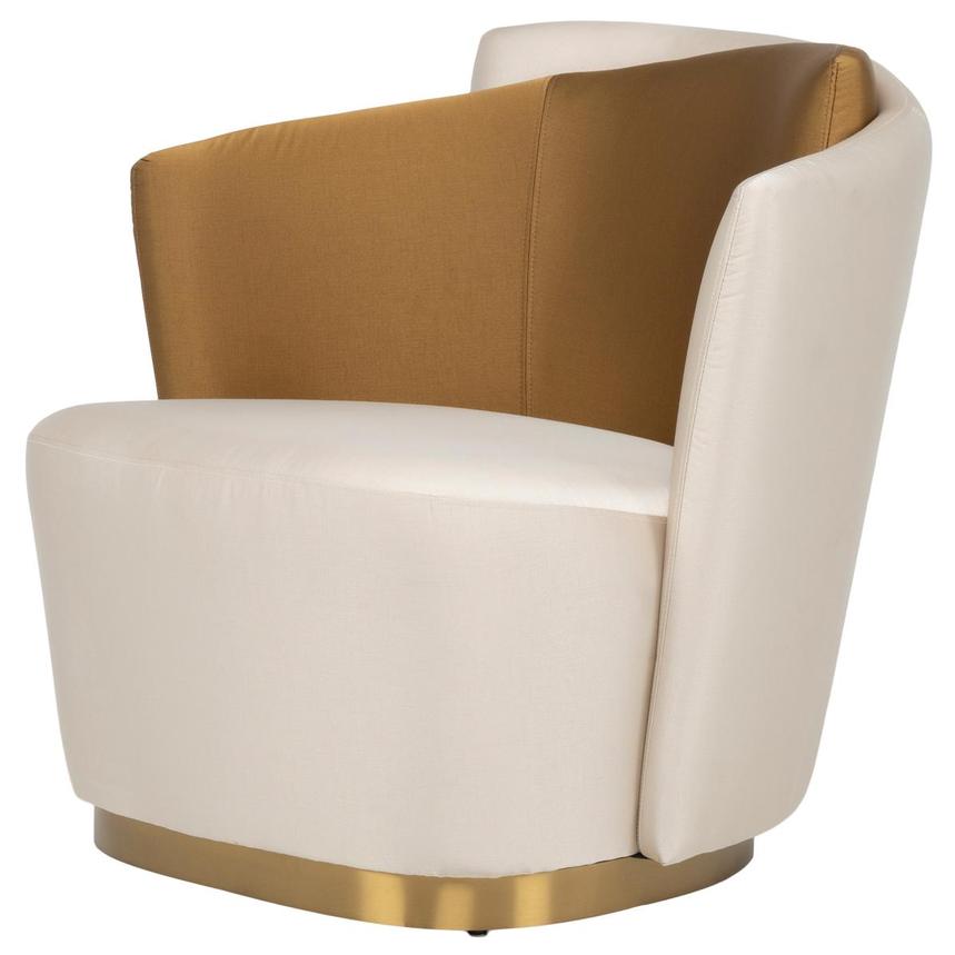 Petal Beige Accent Chair  main image, 1 of 8 images.