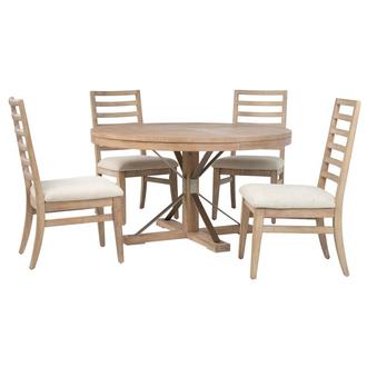 Wayne 5-Piece Round Dining Set