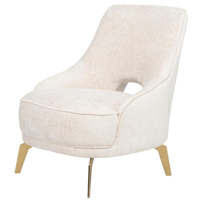 Echo III Cream Accent Chair  main image, 1 of 8 images.