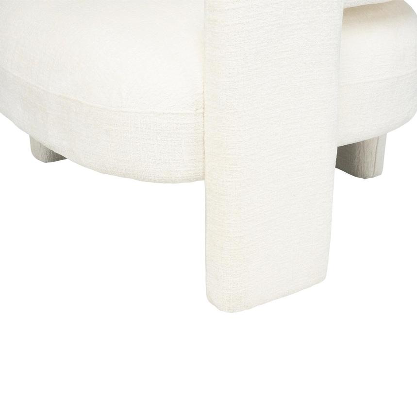 Melbourne White Accent Chair alternate image, 7 of 8 images.
