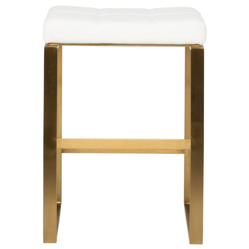 Sabriel White/Gold Counter Stool alternate image, 2 of 6 images.