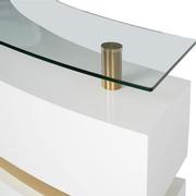 Xenia White/Gold Double Bar  alternate image, 6 of 9 images.