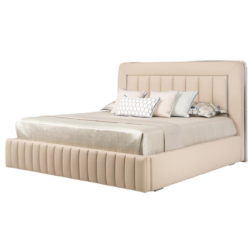 Matteo Taupe King Storage Bed El Dorado Furniture