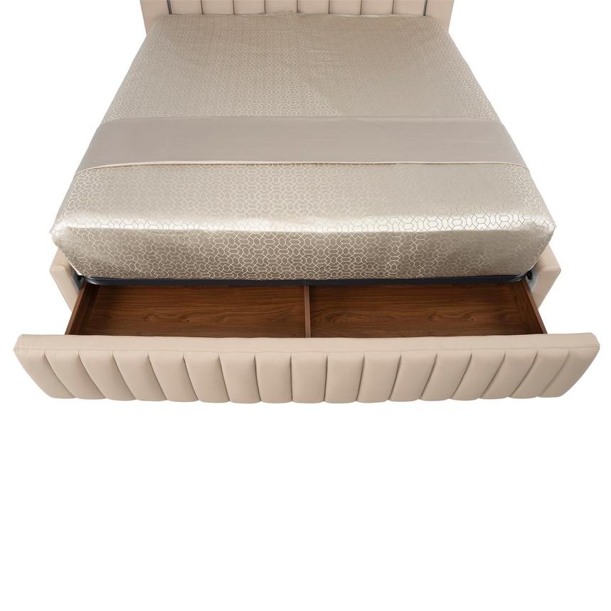 Matteo Taupe Queen Storage Bed alternate image, 4 of 10 images.