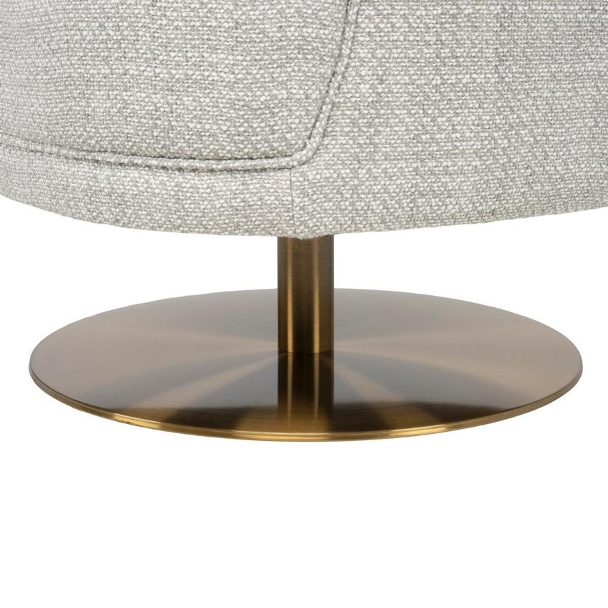Echo Taupe Swivel Accent Chair alternate image, 7 of 8 images.