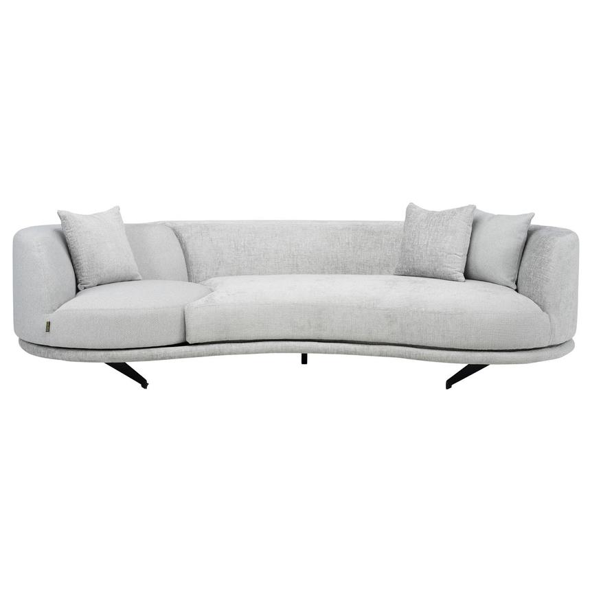 Rhea Gray Swivel Sofa  main image, 1 of 11 images.