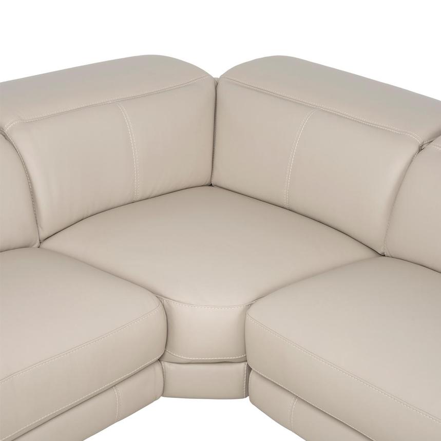 Luke 2.0  Taupe Leather Power Reclining Sectional with 4PCS/2PWR  alternate image, 4 of 9 images.