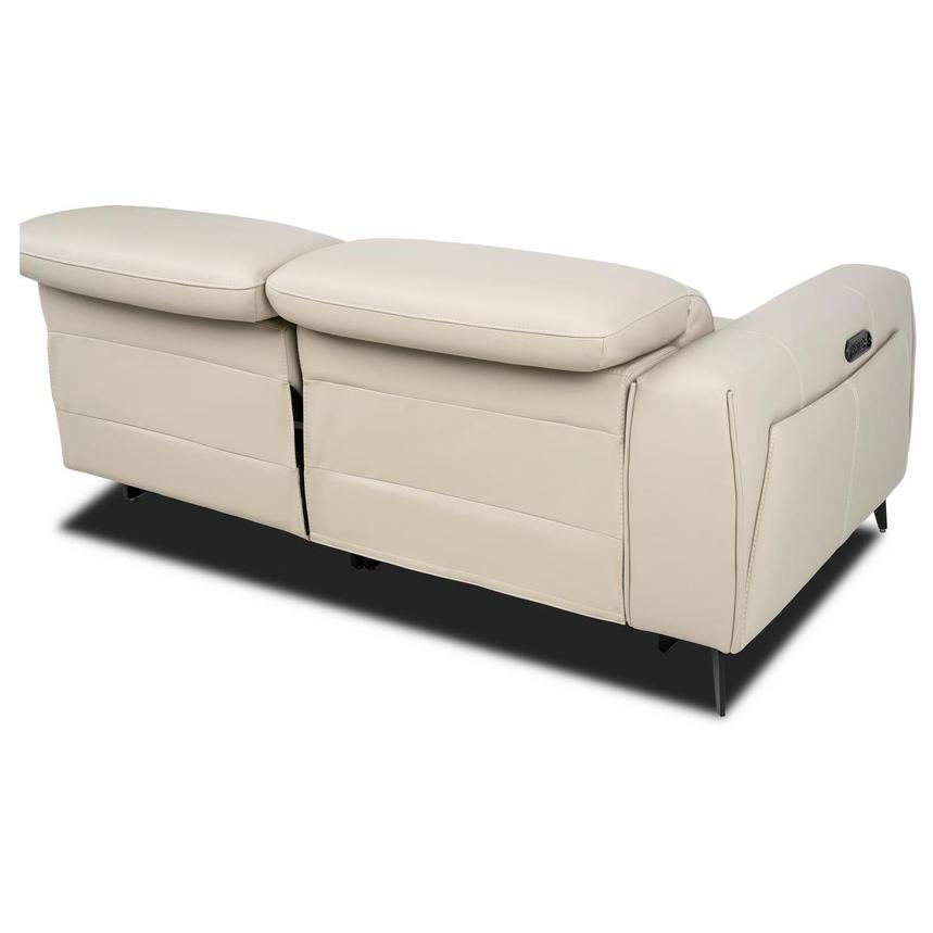 Luke 2.0 Taupe Leather Power Reclining Sectional with 5PCS/3PWR  alternate image, 4 of 9 images.