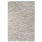 Storm Cowhide Patchwork 5' x 8' Area Rug  main image, 1 of 5 images.
