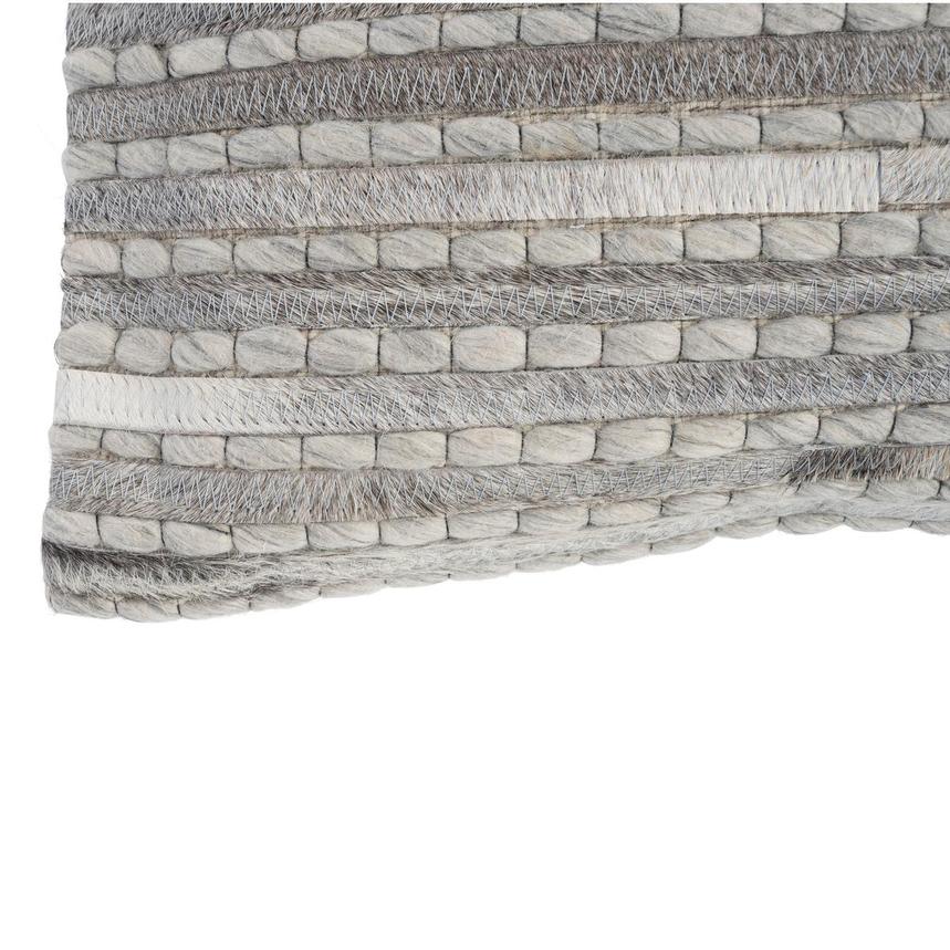 Capri Gray Cowhide Patchwork Accent Pillow alternate image, 2 of 3 images.