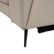 Luke 2.0 Taupe Leather Power Reclining Sectional with 4PCS/2PWR  alternate image, 7 of 8 images.
