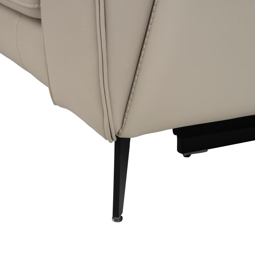Luke 2.0 Taupe Leather Power Reclining Sectional with 5PCS/3PWR  alternate image, 9 of 10 images.