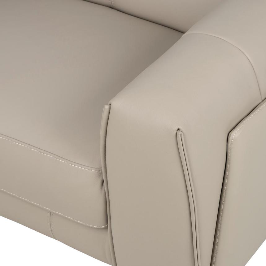 Luke 2.0 Taupe Leather Power Reclining Sectional with 5PCS/2PWR alternate image, 9 of 11 images.