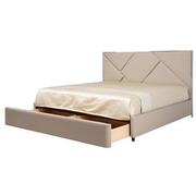 Orion Taupe King Storage Bed  alternate image, 3 of 9 images.