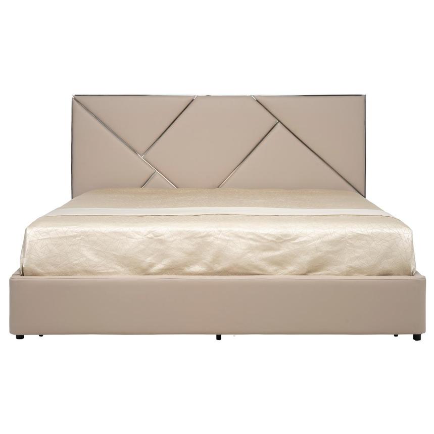 Orion Taupe King Storage Bed  alternate image, 4 of 9 images.