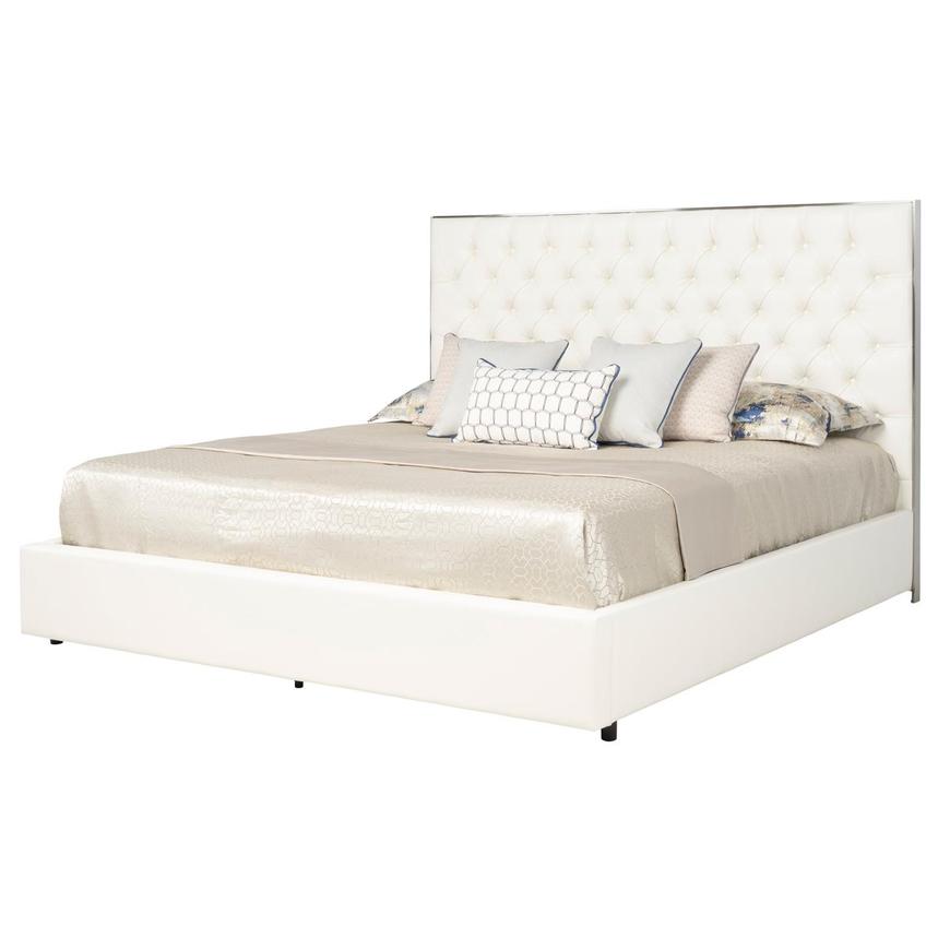 Veline White King Storage Bed  main image, 1 of 9 images.