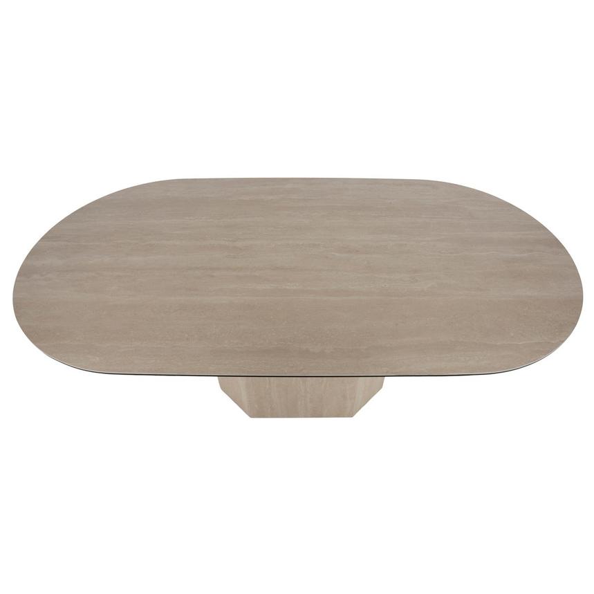 Alabaster Rectangular Dining Table  alternate image, 4 of 6 images.