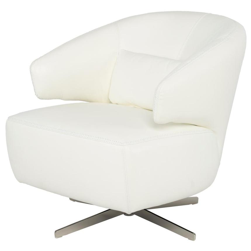 Tivona White Swivel Chair  main image, 1 of 9 images.