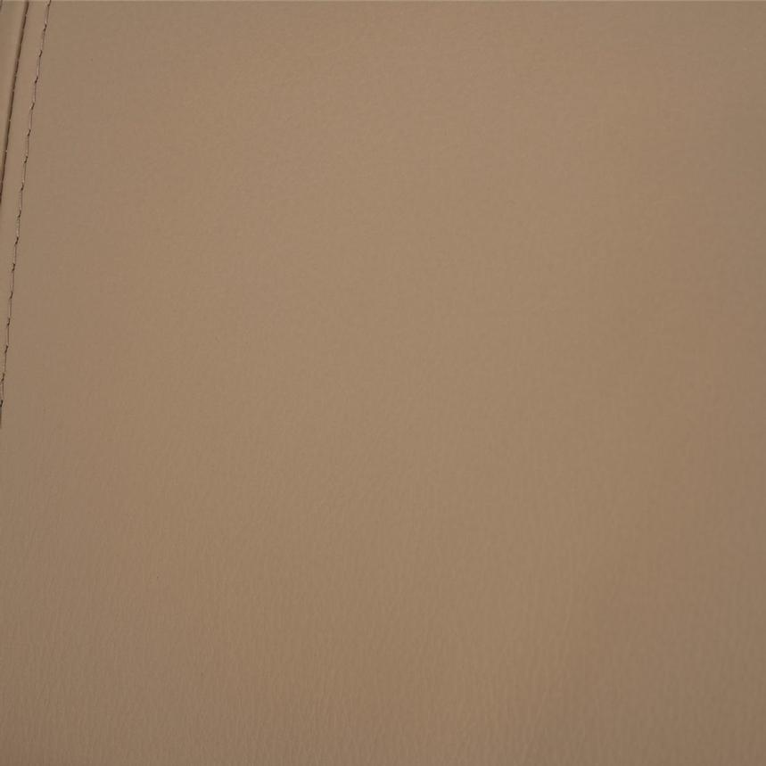 Tivona Dark Cream Leather Swivel Chair  alternate image, 9 of 9 images.