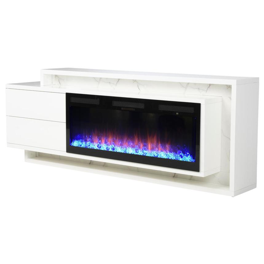 Urban Blaze White Electric Fireplace  alternate image, 3 of 11 images.