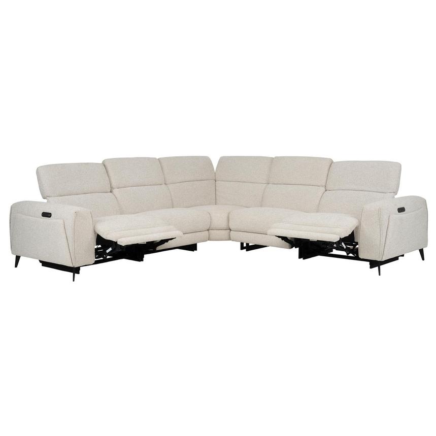 Luke Gray Power Reclining Sectional with 5PCS/2PWR alternate image, 2 of 9 images.