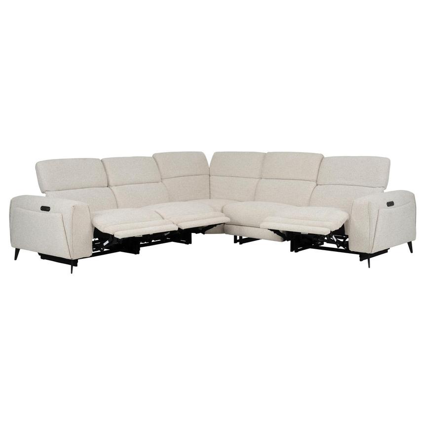 Luke Gray Power Reclining Sectional with 5PCS/3PWR alternate image, 2 of 9 images.