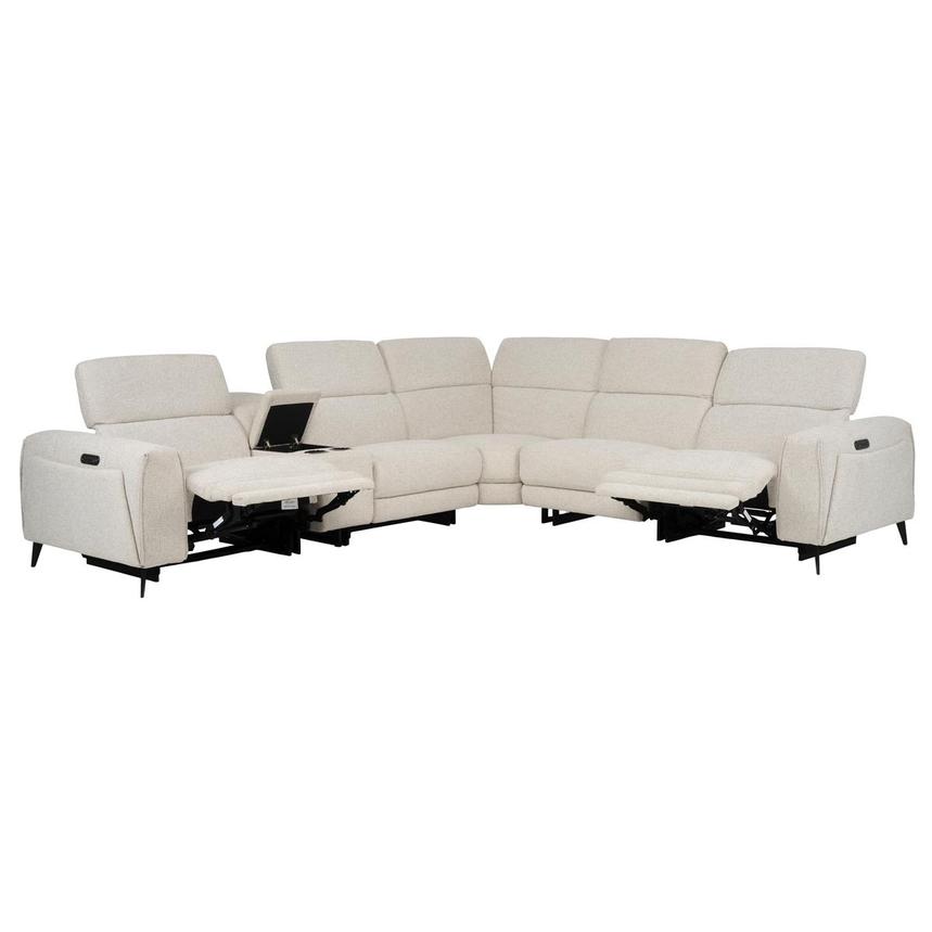 Luke Gray Power Reclining Sectional with 6PCS/2PWR alternate image, 2 of 12 images.