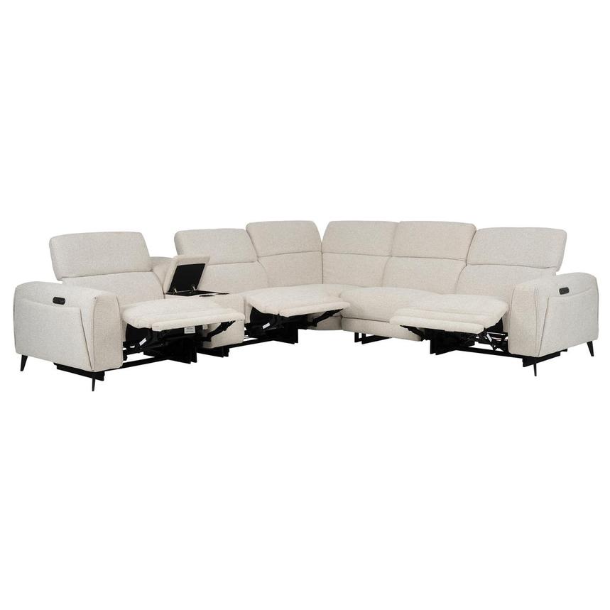 Luke Gray Power Reclining Sectional with 6PCS/3PWR alternate image, 2 of 12 images.