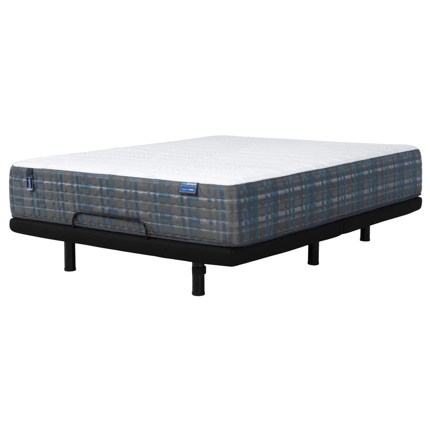 Salermo Gen2-Hybrid Plush King Mattress w/Legra Powered Base by Carlo Perazzi