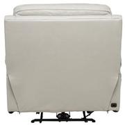 Alex Gray Leather Power Recliner  alternate image, 6 of 12 images.