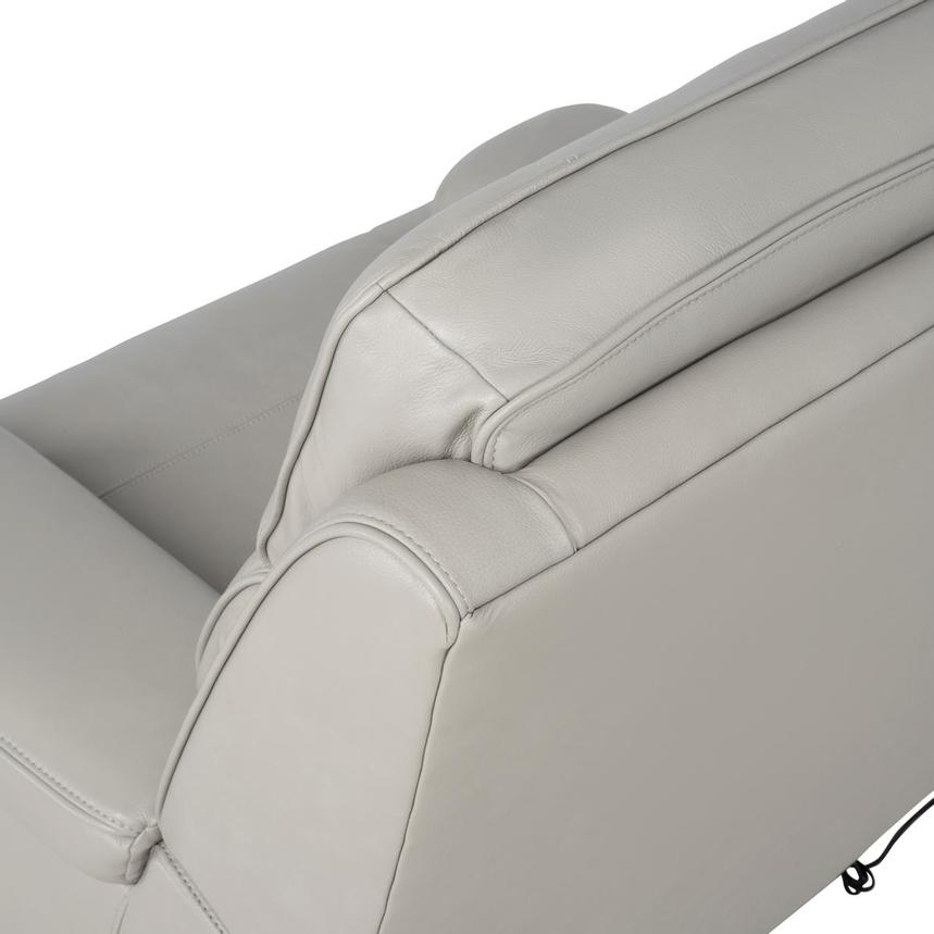 Alex Gray Leather Power Recliner alternate image, 7 of 12 images.