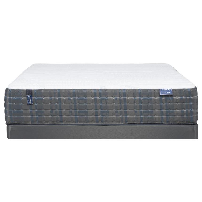 Salermo Gen2-Hybrid Firm Queen Mattress w/Low Foundation by Carlo Perazzi alternate image, 2 of 3 images.